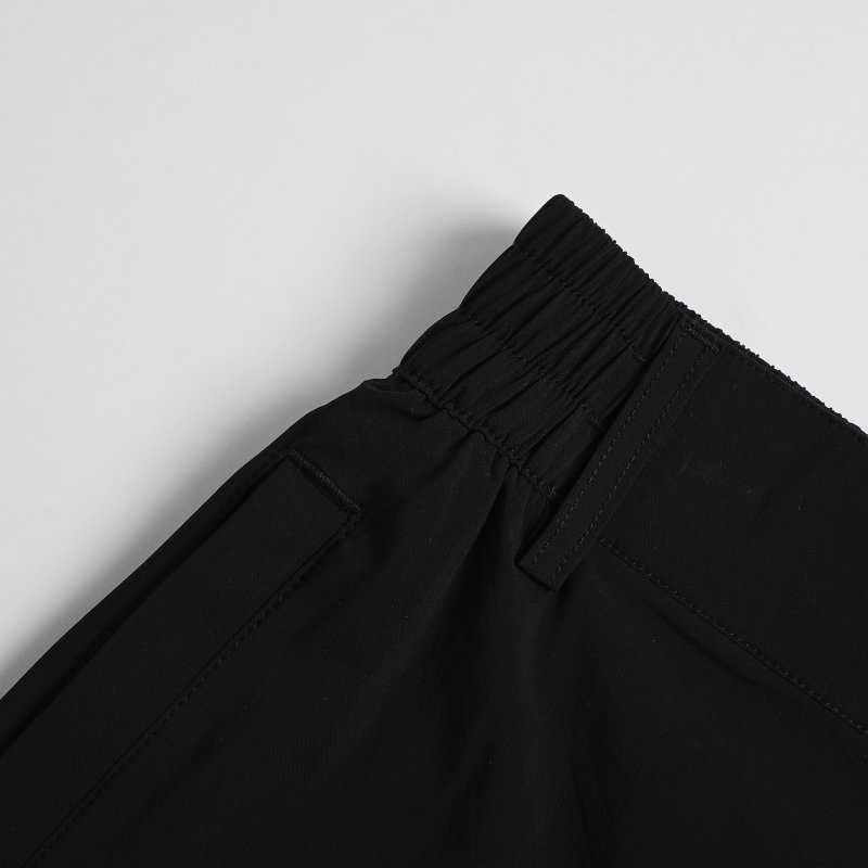 Black High-Waist Flared Pants view