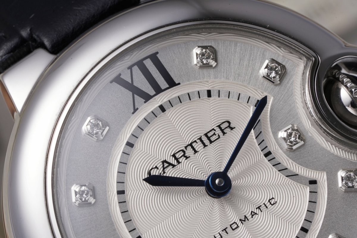 Cartier Ballon Bleu 33mm White Dial Automatic Watch view