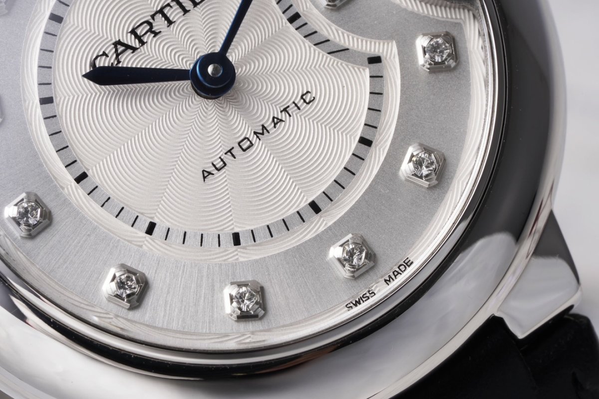Cartier Ballon Bleu 33mm White Dial Automatic Watch view