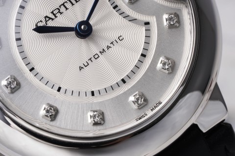 Cartier Ballon Bleu 33mm White Dial Automatic Watch view 5