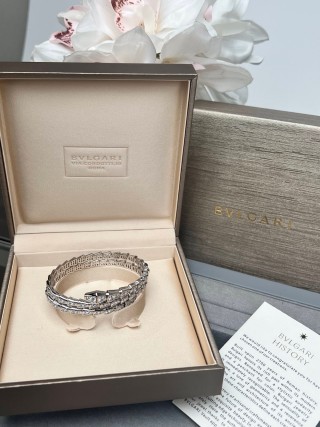 Bulgari Serpenti Diamond White Gold Bracelet view 5