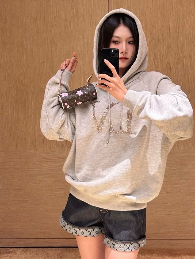 Essentials Cream Oversized Logo Hoodie
