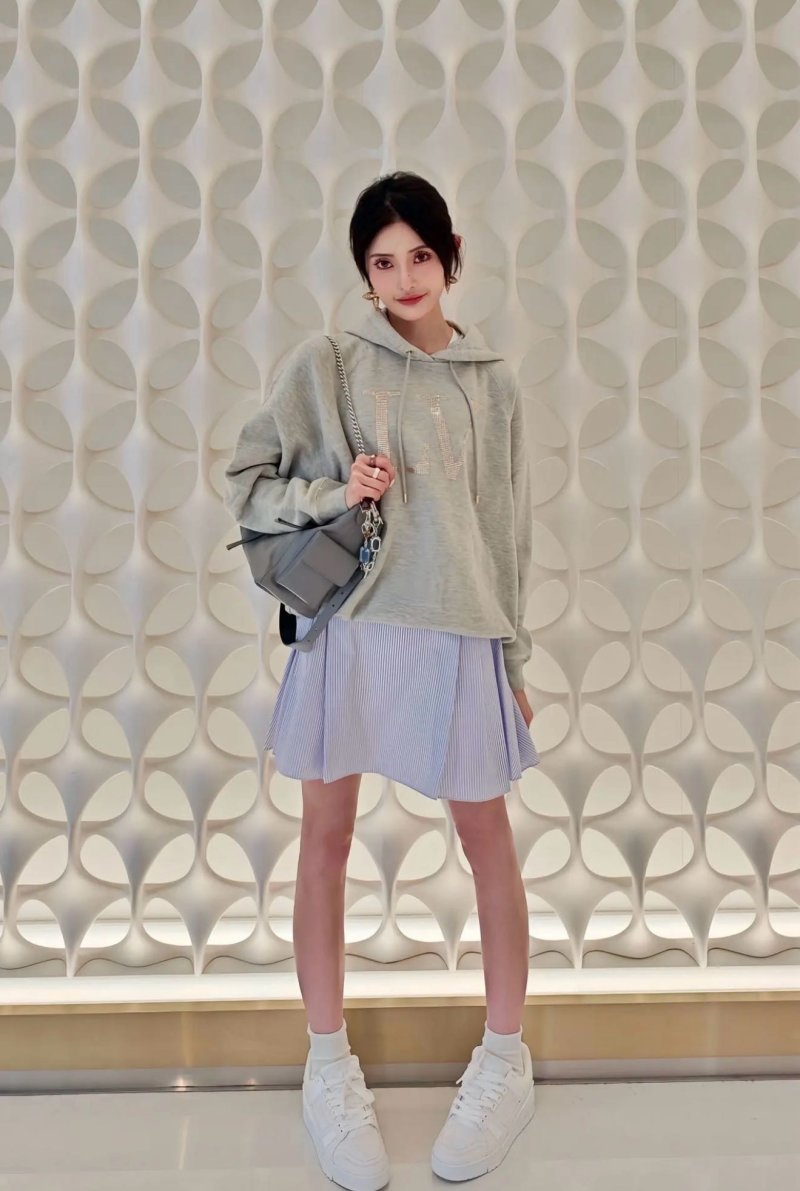 Essentials Cream Oversized Logo Hoodie view