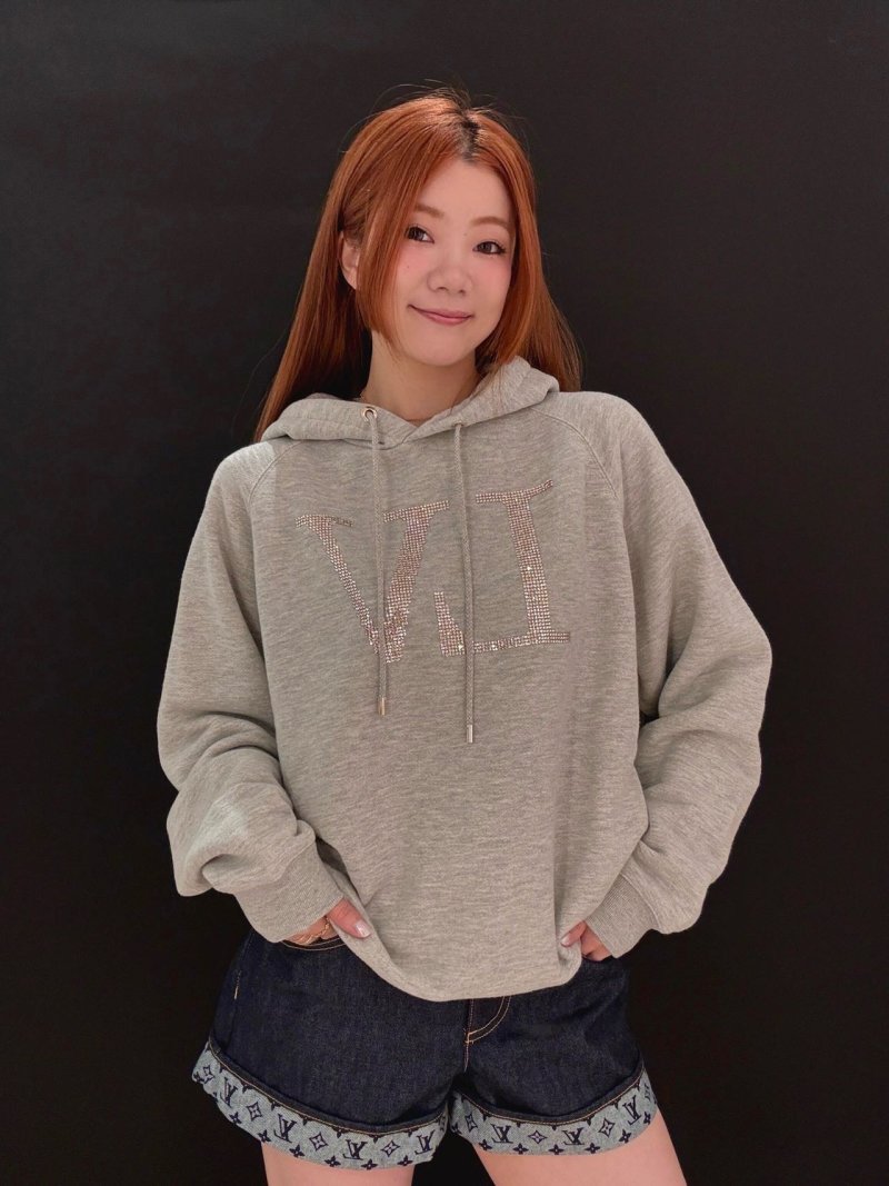 Essentials Cream Oversized Logo Hoodie view