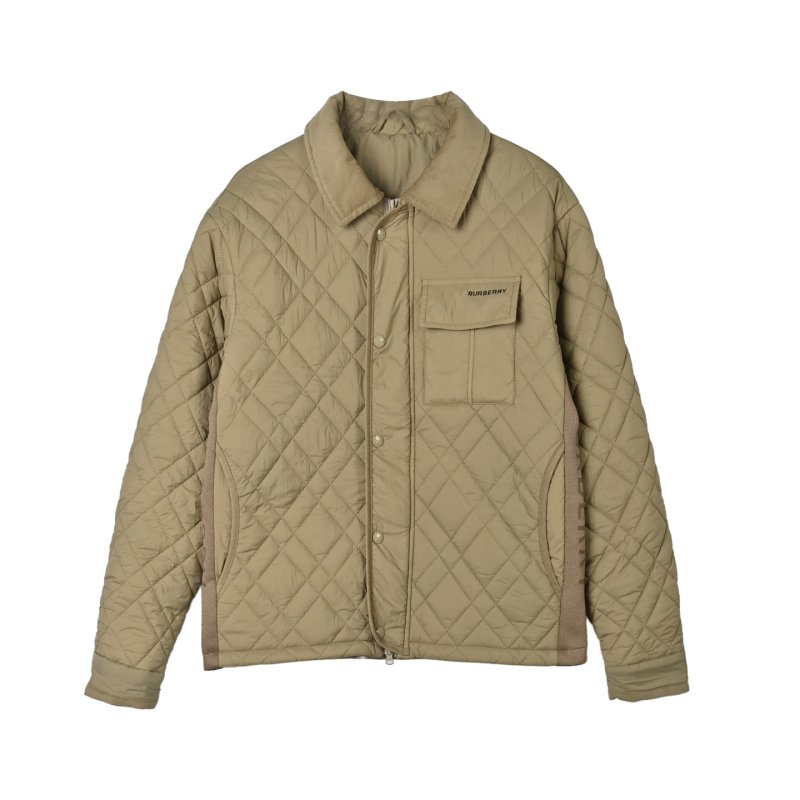 Quilted Puffer Jacket Cream view