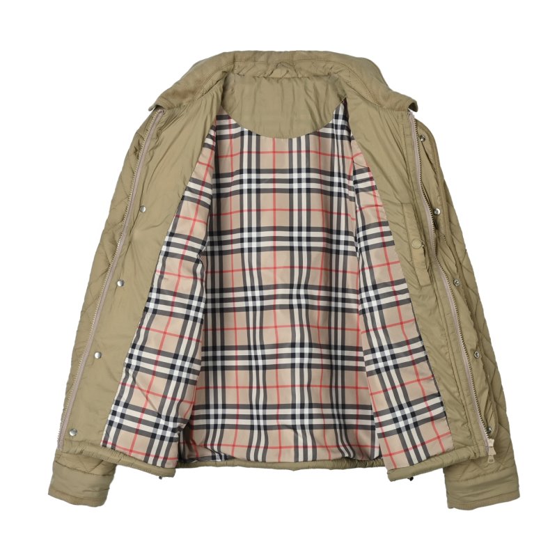 Quilted Puffer Jacket Cream view