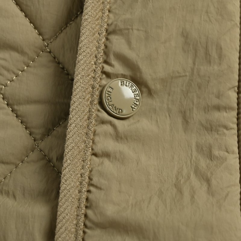 Quilted Puffer Jacket Cream view