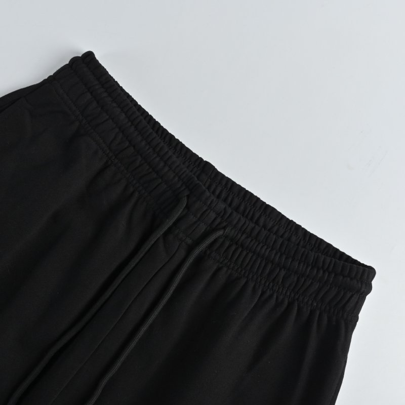 Burberry Black Jogger Pants with Embroidered Logo view