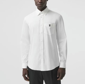 Premium White Oversized Zip Shirt with Chest Pocket view 9