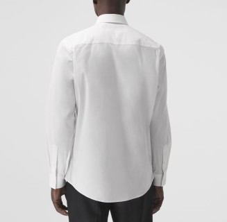 Premium White Oversized Zip Shirt with Chest Pocket view 10