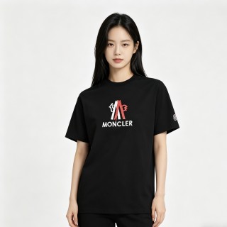 Moncler Logo Print Black T-Shirt view 2