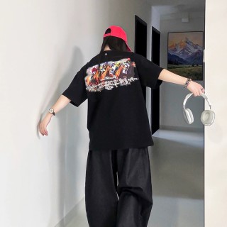 Supreme Brand Black Short Sleeve T-Shirt view 2