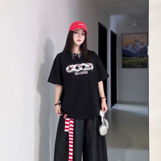 Supreme Brand Black Short Sleeve T-Shirt view 3