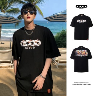 Supreme Brand Black Short Sleeve T-Shirt view 4