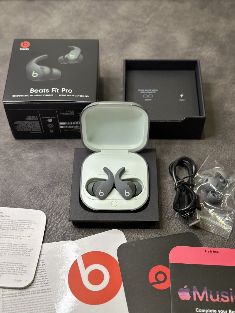 Beats Fit Pro Wireless Earbuds - Sage Green view