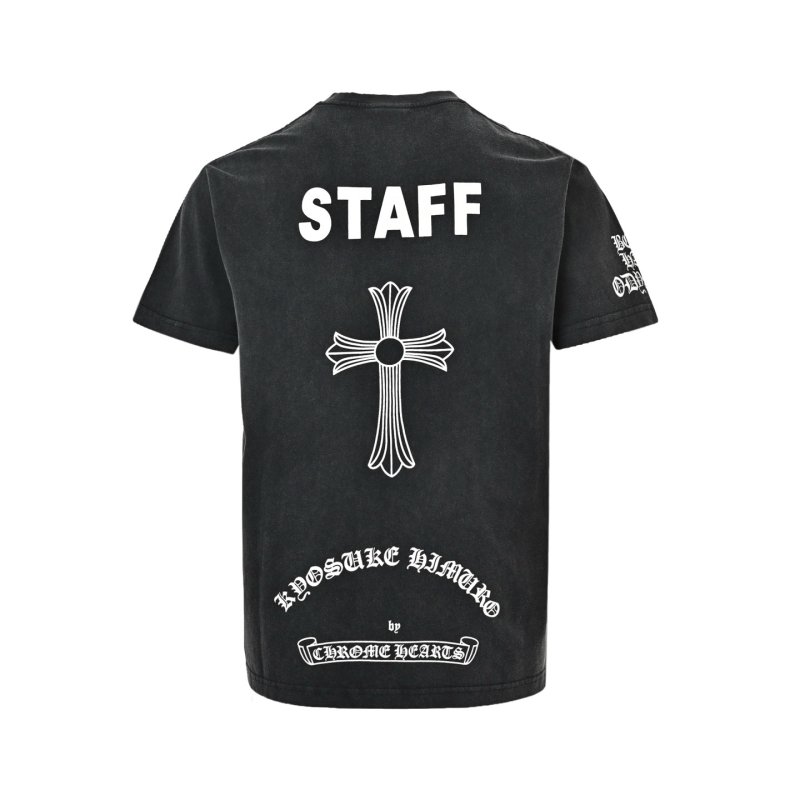 Chrome Hearts Staff Cross Black T-Shirt view