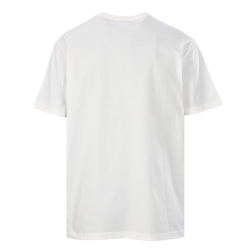 Cream Oversized Short Sleeve T-Shirt with Chest Badge view