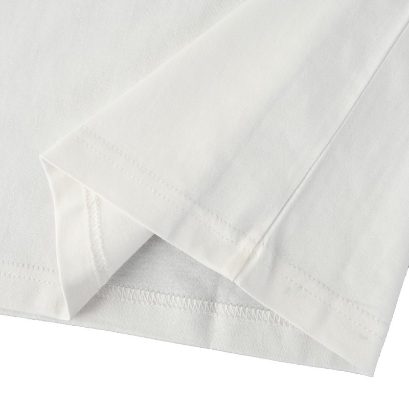 Cream Oversized Short Sleeve T-Shirt with Chest Badge view