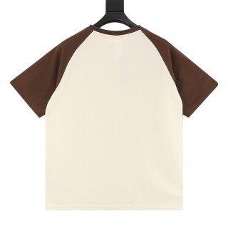 Adidas Originals Britcore Ringer T-Shirt Cream/Brown view 2