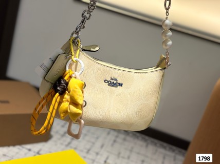 Coach Teri Underarm Bag Light Cream view 8