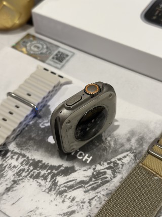 Apple Watch Ultra 2 1:1 Replica - Silver Titanium view 5