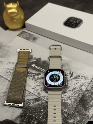 Apple Watch Ultra 2 1:1 Replica - Silver Titanium view 7