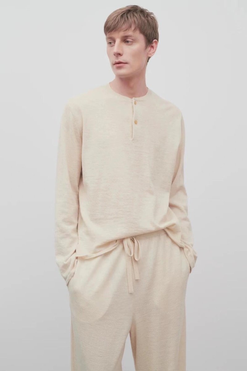 Cream Oversized Knit Sweater view