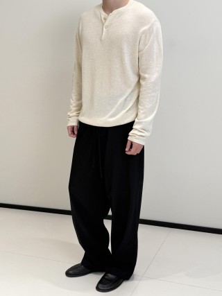 Cream Oversized Knit Sweater view 3