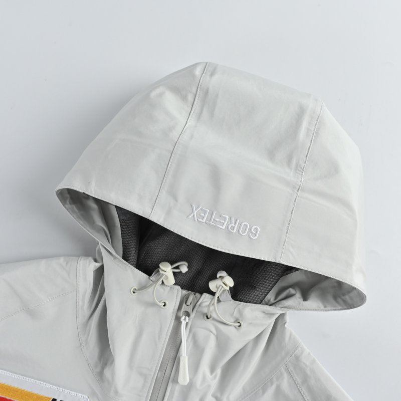 Supreme White Multi-Patch Windbreaker Jacket view