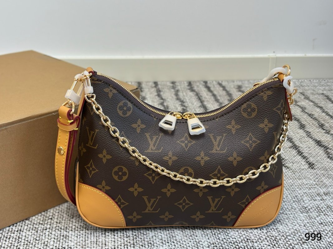 Louis Vuitton Boulogne Monogram Canvas Shoulder Bag