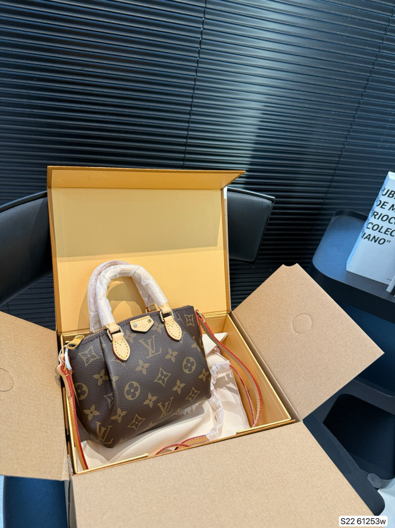 Louis Vuitton Monogram Speedy Inspired Handbag Brown view