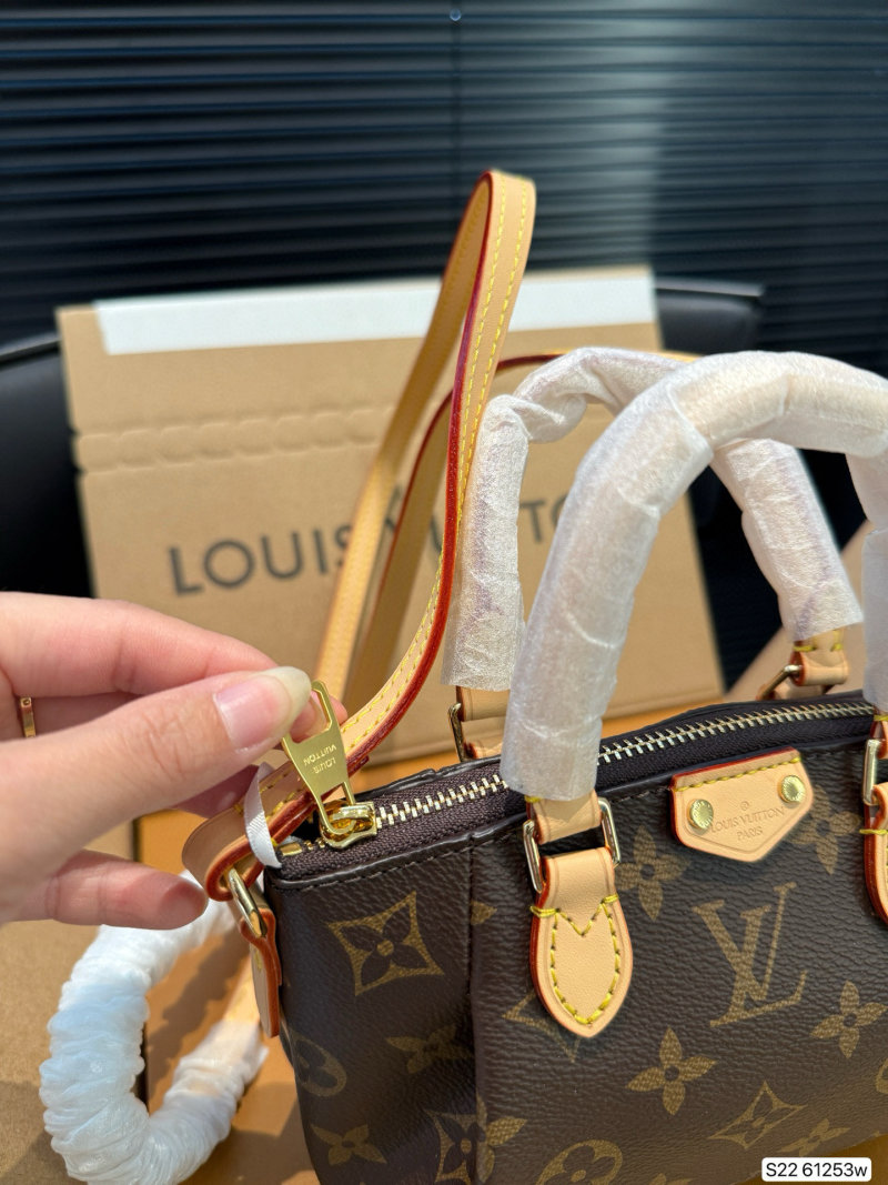 Louis Vuitton Monogram Speedy Inspired Handbag Brown view