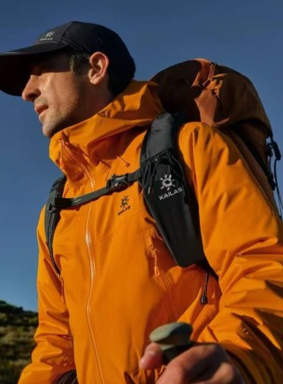 Kailas Orange Windbreaker Hardshell Jacket
