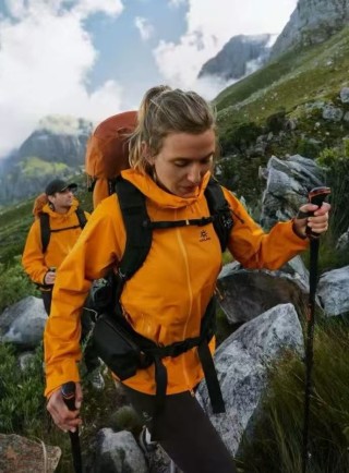 Kailas Orange Windbreaker Hardshell Jacket view 2