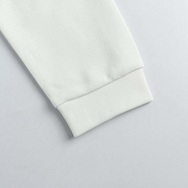 Gucci White Logo Polo Shirt Long Sleeve view