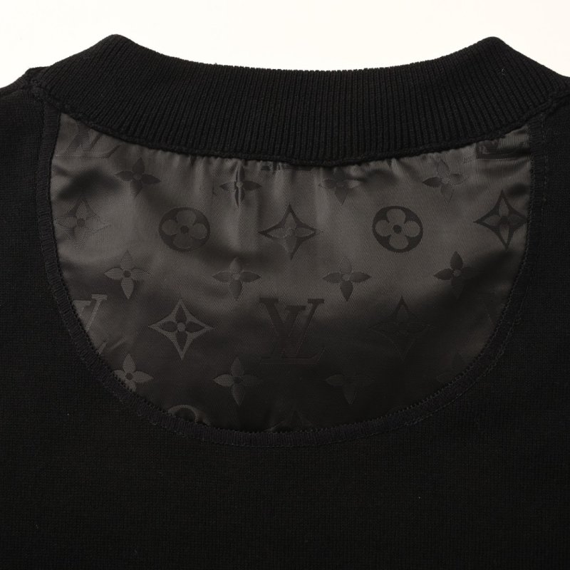 Black Oversized T-Shirt with Nylon Pocket Detail view