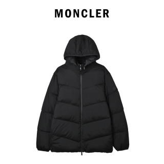 Moncler Black Quilted Down Jacket view 6