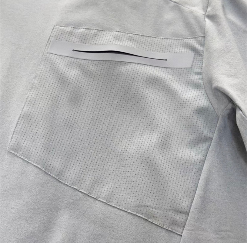 Arc'teryx Logo Print Ice Silk T-Shirt - Grey view