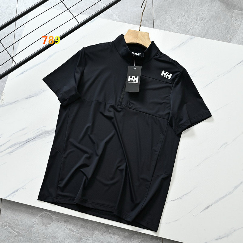 Descente Seamless Summer Polo Khaki Black view