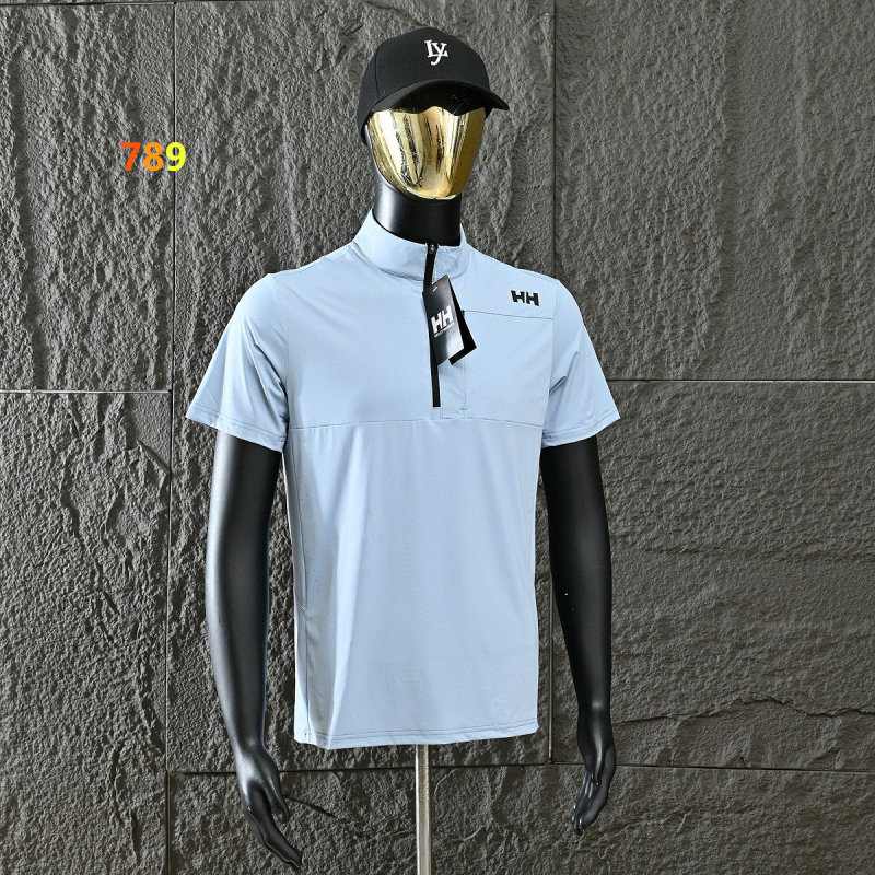 Descente Seamless Summer Polo Khaki Black view
