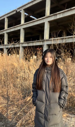 Black Long Puffer Down Jacket view 4
