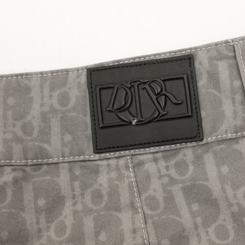 Grey Pinstripe Tapered Chino Pants view