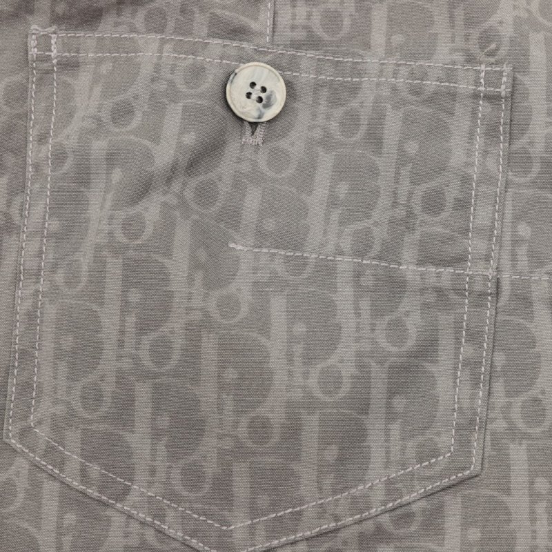 Grey Pinstripe Tapered Chino Pants view