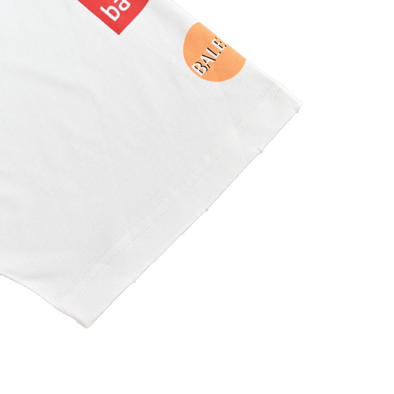 White Multi-Logo Graphic Short Sleeve T-Shirt view