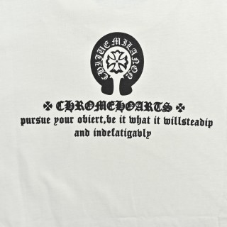 Chrome Hearts Horseshoe Logo White T-Shirt view 13