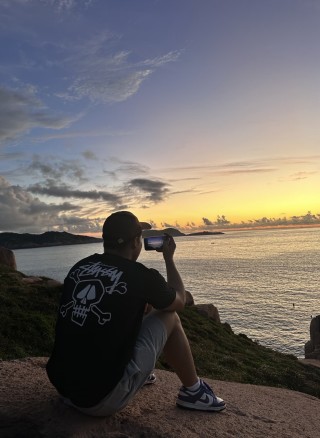 Stüssy Skull Crossbones Black T-Shirt view 4