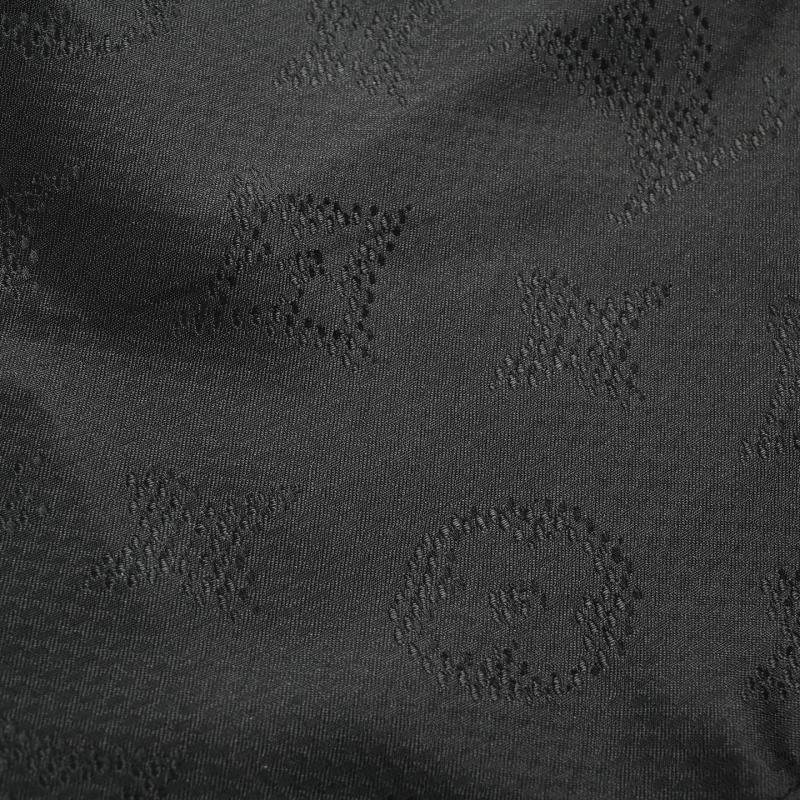 Black Nylon Shorts with Drawstring Waist view