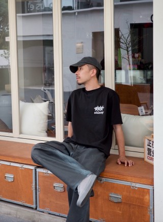 Stüssy Black Logo T-Shirt view 7