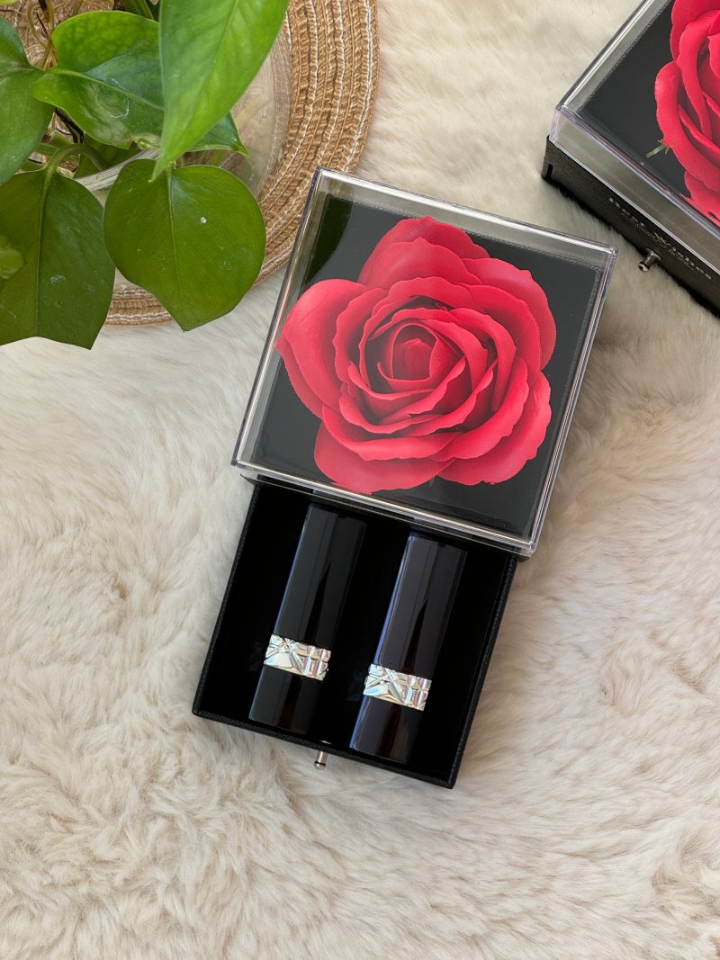 Forever Love Luxury Gift Set - Red Rose Lipstick & Perfume Box view