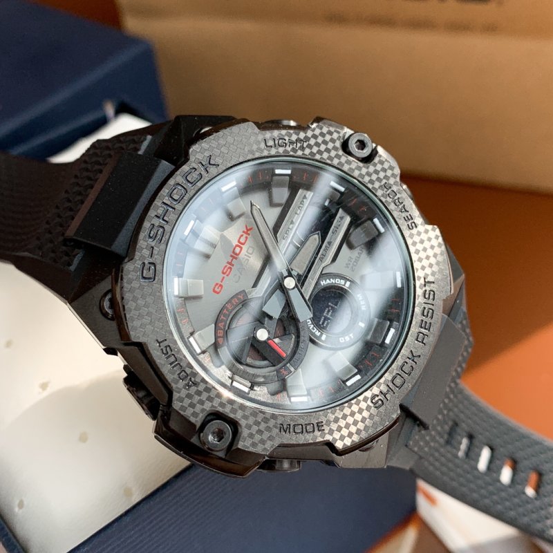 Casio G-Shock GST-B400 Steel Heart Black Chronograph Watch view